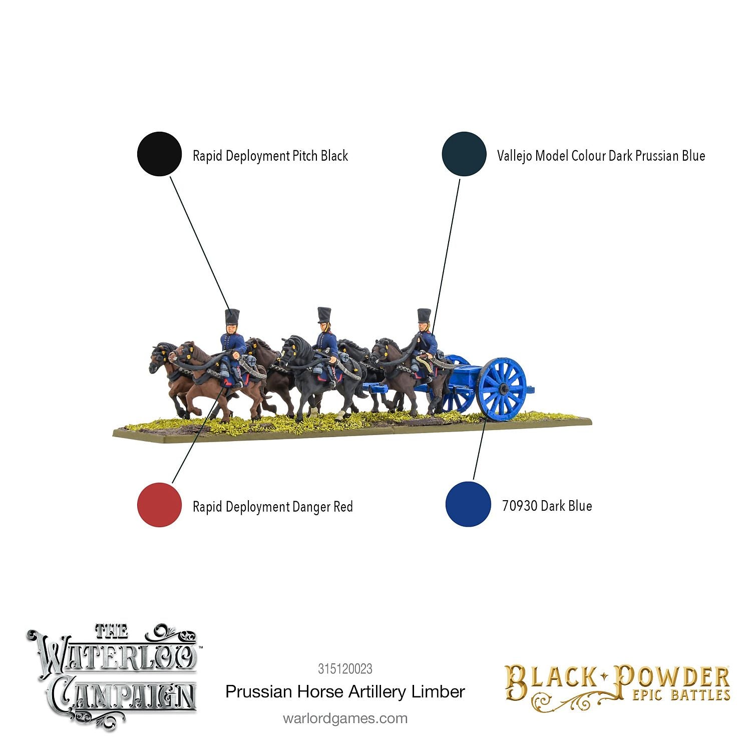 Black Powder Epic Battles Napoleonic Prussian Horse Artillery Limber