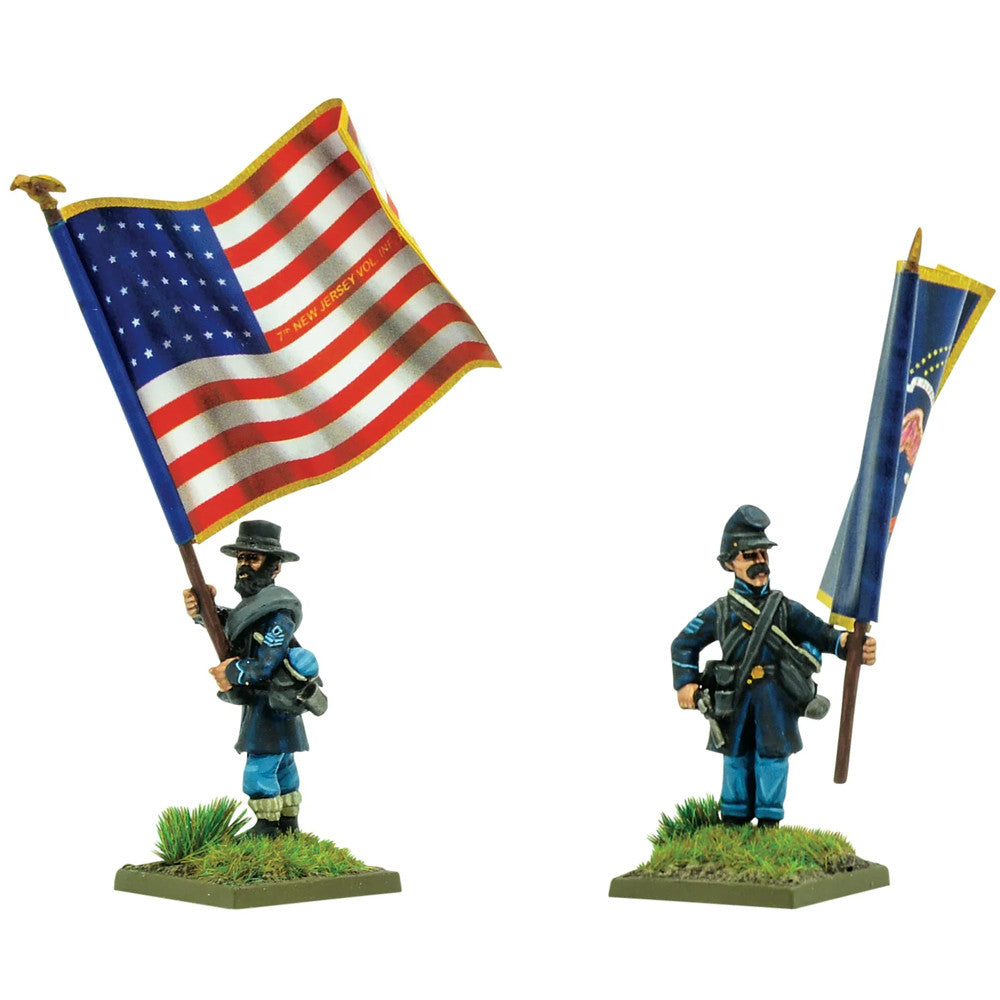 Black Powder: American Civil War: Union Infantry Firing By Warlord Games