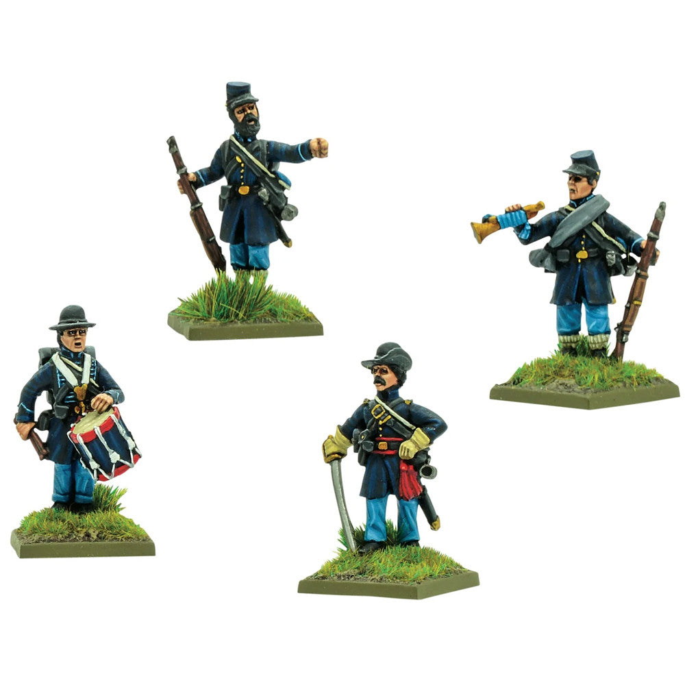 Black Powder: American Civil War: Union Infantry Firing By Warlord Games