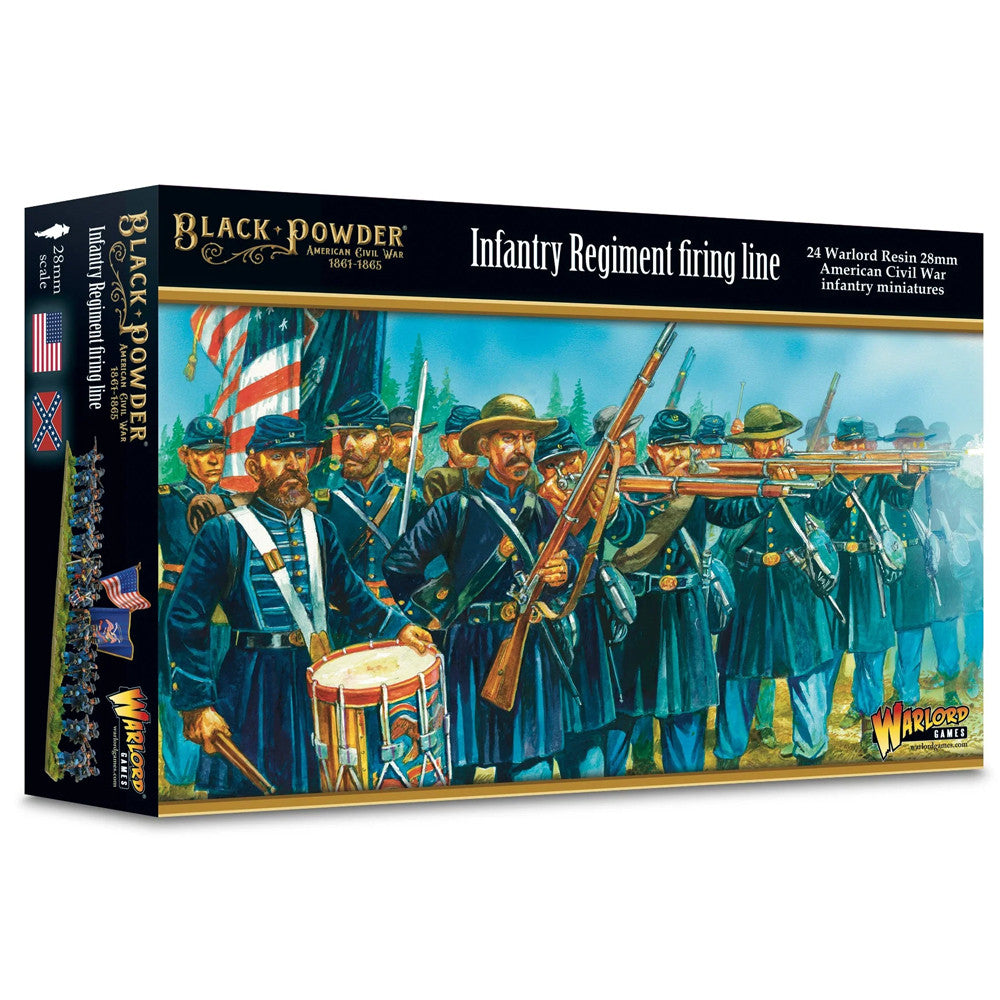 Black Powder: American Civil War: Union Infantry Firing By Warlord Games