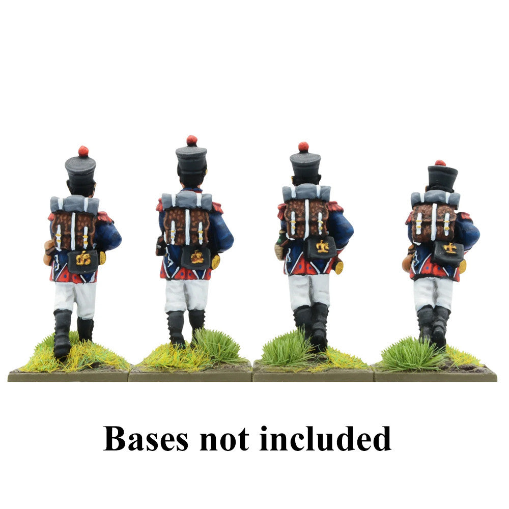 Black Powder: Napoleonic French Young Guard Voltigeurs/Tirailleurs Advancing By Warlord Games