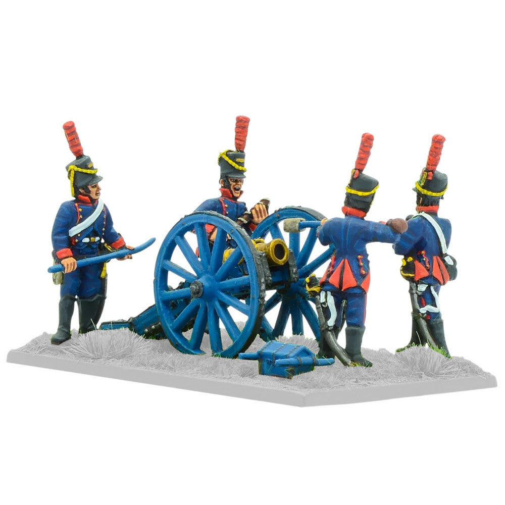 Black Powder: Napoleonic Spanish Horse Artillery with Howitzer By Warlord Games