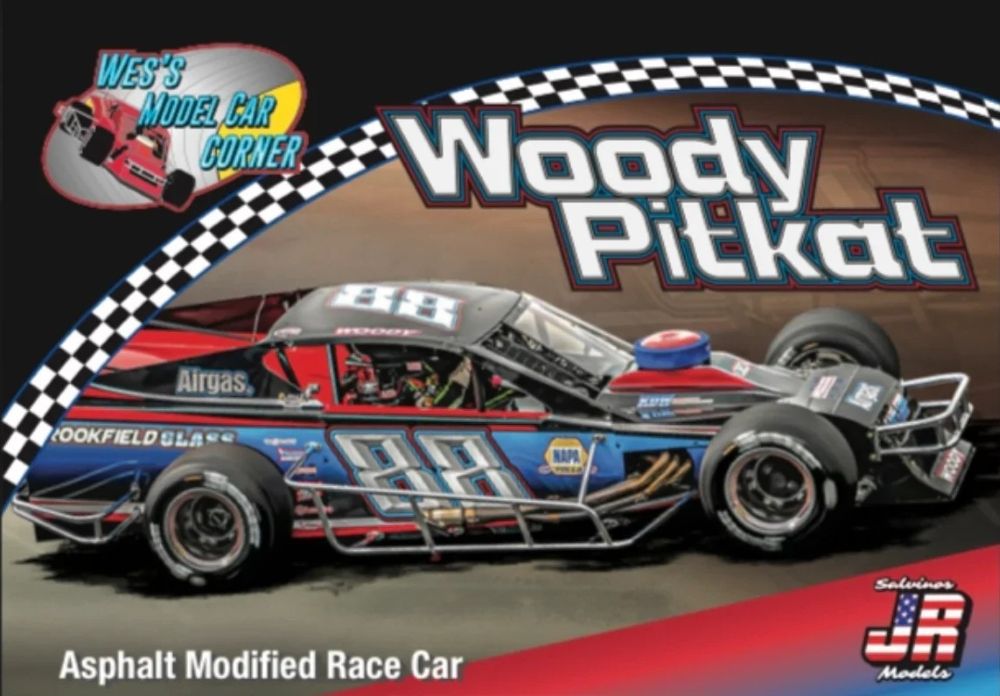 1/25 Woody Pitkat #88 Asphalt Modified Race Car (Ltd Prod)