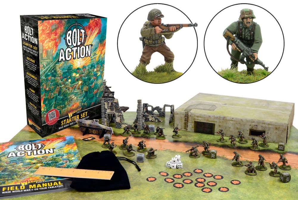 28mm Bolt Action WWII Wargame Starter Set