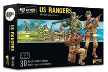 28mm Bolt Action: WWII US Rangers Elite Light Infantry (30) (Plastic)