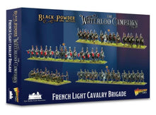 15mm Black Powder Epic Battles: Waterloo French Light Cavalry Brigade (55 mtd 3 guns w/12 figs)