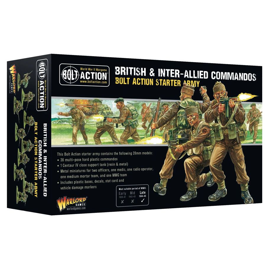 Bolt Action: British & Inter-Allied Commandos Starter Army