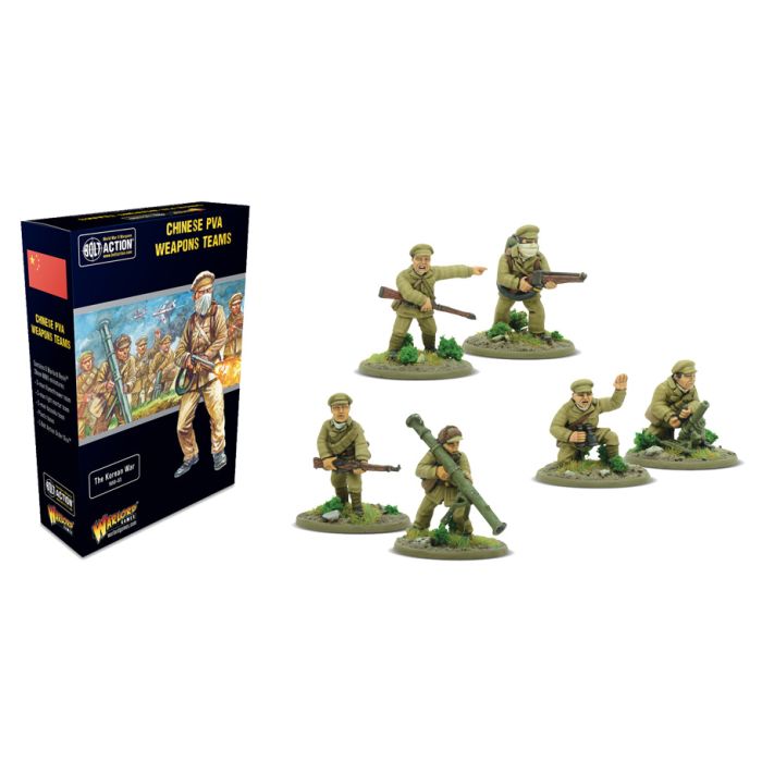 Bolt Action: Korean War: Chinese PVA Weapons Teams - Cats In Hat Inc.