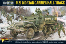 28mm Bolt Action: WWII M21 Mortar Carrier US Halftrack (Plastic w/Resin & Metal Parts)