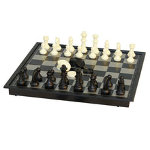 10" Magnetic Chess with Non Magnetic Checkers