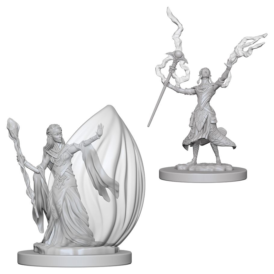 D&D: Nolzur's Marvelous Minis: Elf Female Wizard W3 (Unpainted)