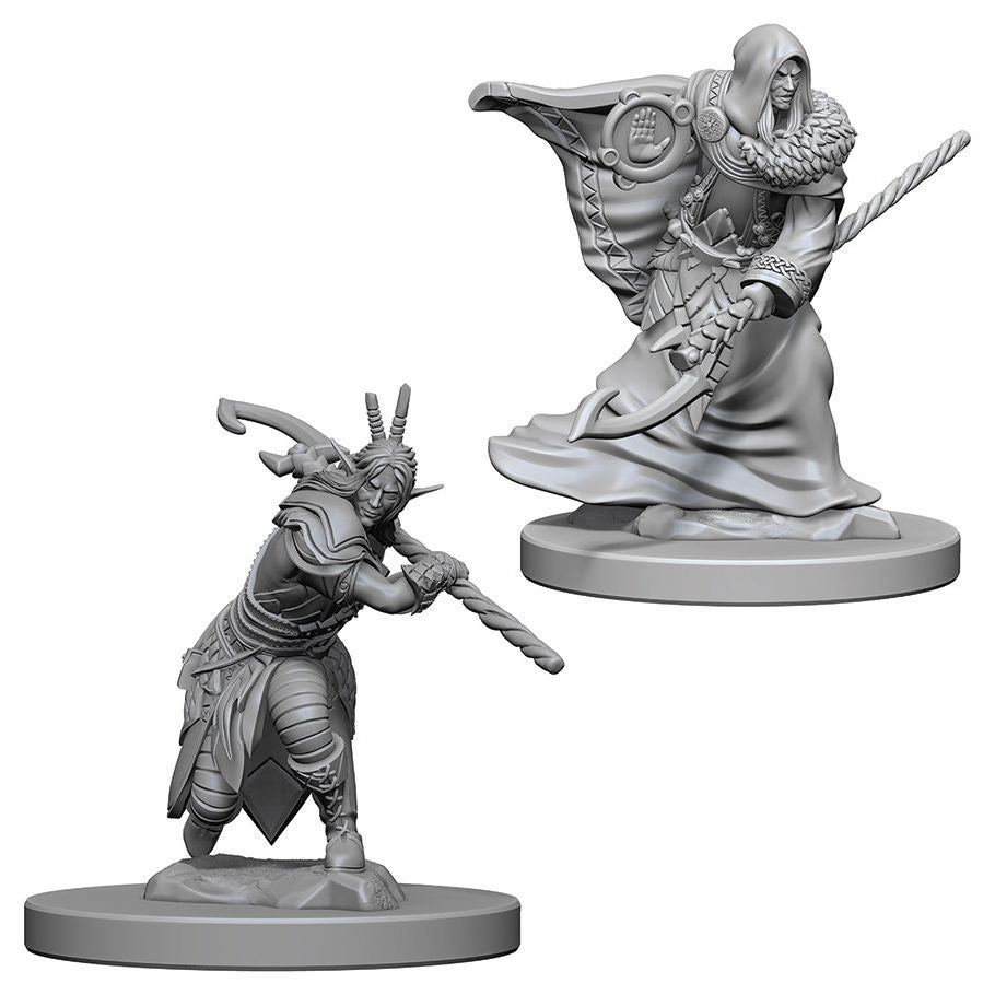 D&D: Nolzur's Marvelous Minis: Elf Male Druid W4 (Unpainted)