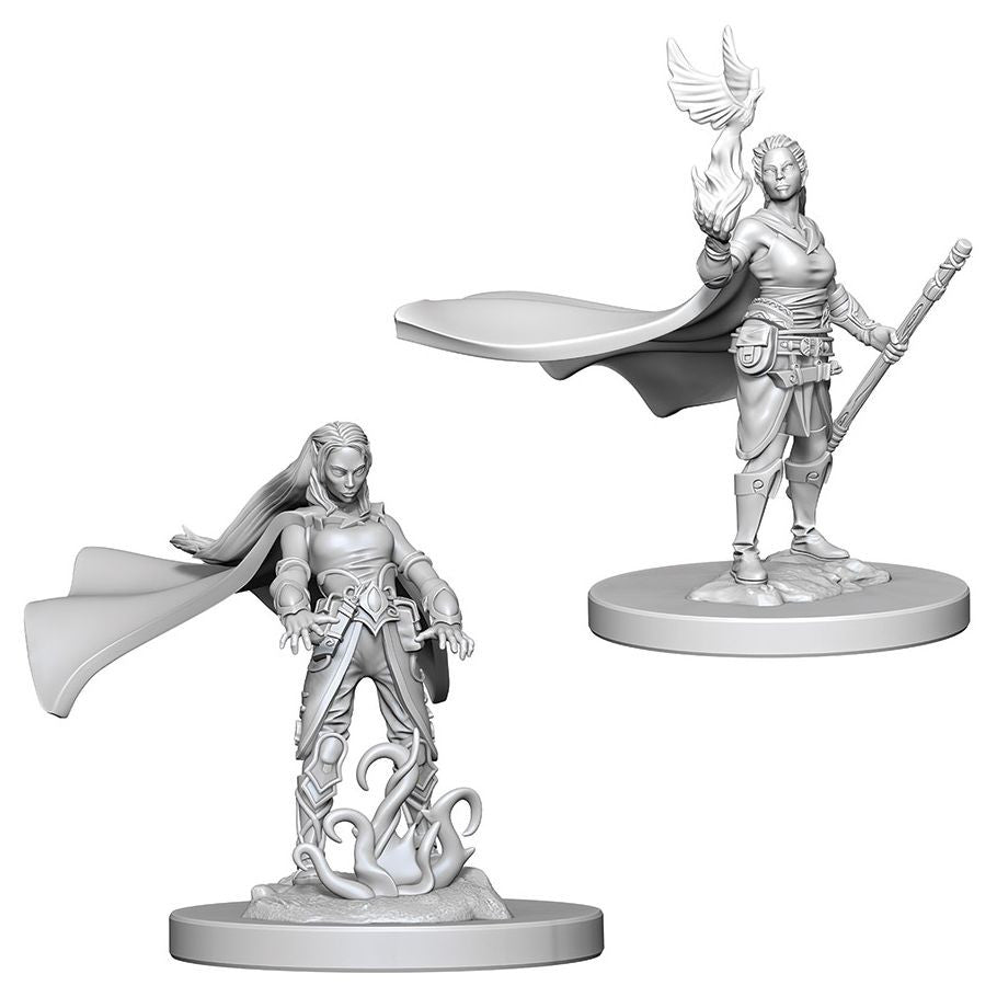 D&D: Nolzur's Marvelous Minis: Elf Female Druid W4 (Unpainted)