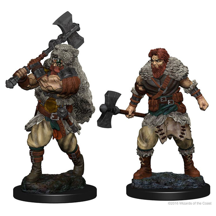 D&D: Nolzur's Marvelous Minis: Human Male Barbarian W1 (Unpainted)