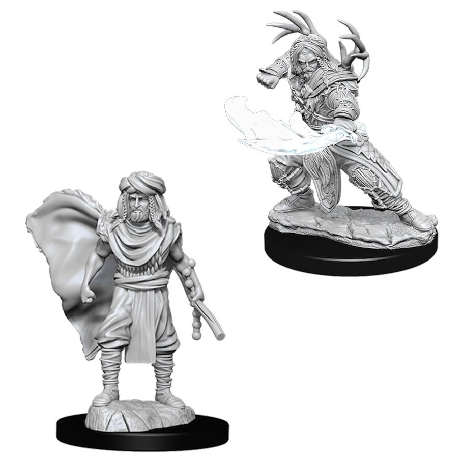 D&D: Nolzur's Marvelous Minis: Male Human Druid W6 (Unpainted)