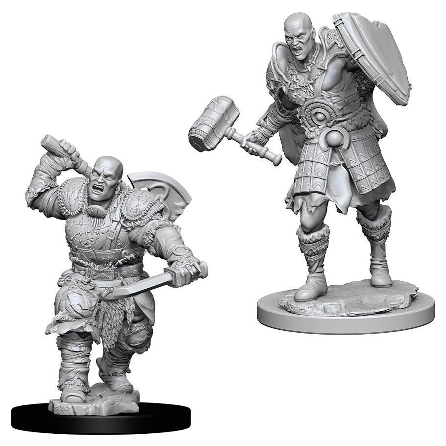 D&D: Nolzur's Marvelous Minis: Male Goliath Fighter W7 (Unpainted)