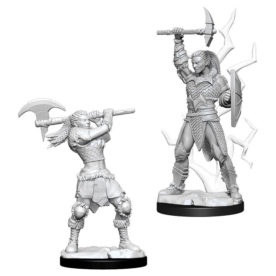 D&D: Nolzur's Marvelous Minis: Female Goliath Barbarian W10 (Unpainted)