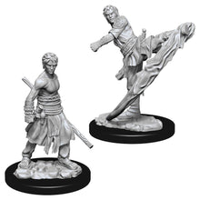D&D: Nolzur's Marvelous Minis: Male Half-Elf Monk W10 (Unpainted)