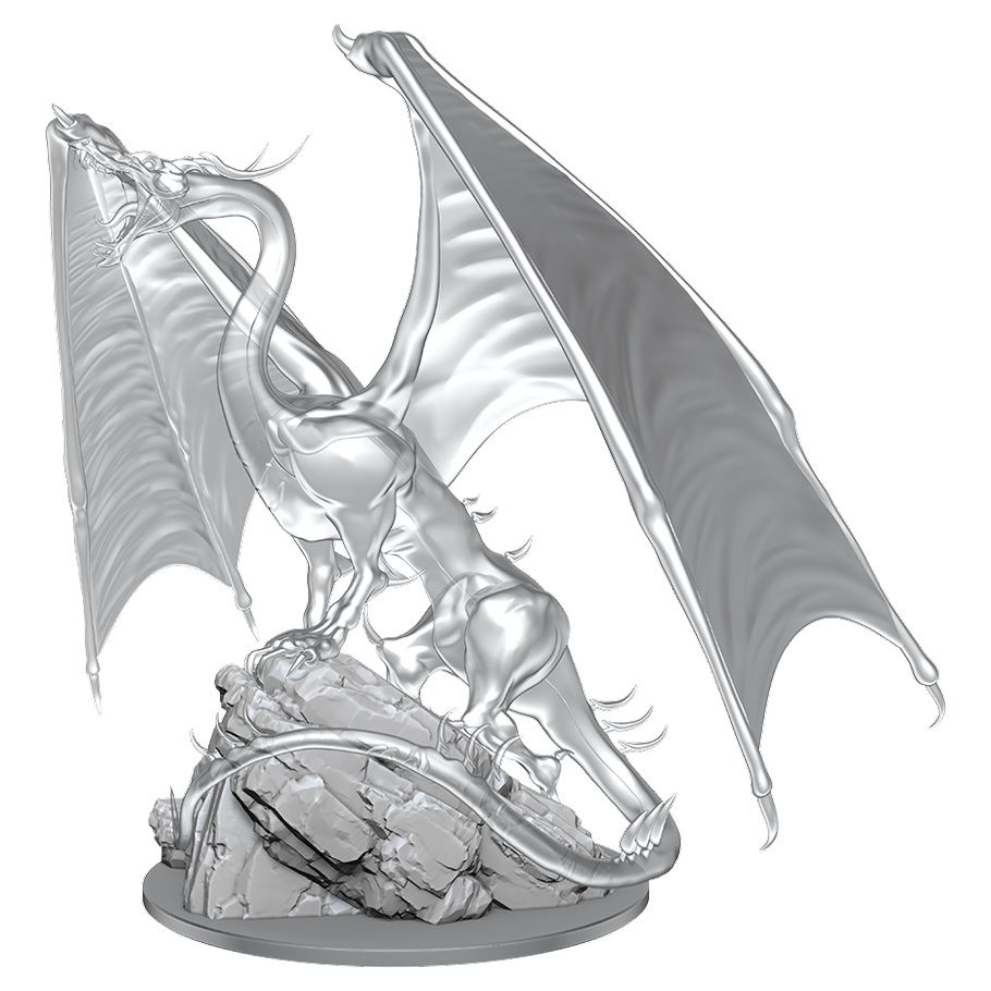 D&D: Nolzur's Marvelous Minis: Young Emerald Dragon Wave 17 (Unpainted)