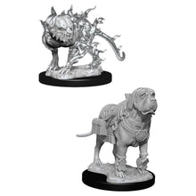 D&D: Nolzur's Marvelous Minis: Mastif & Shadow Mastif W11 (Unpainted)