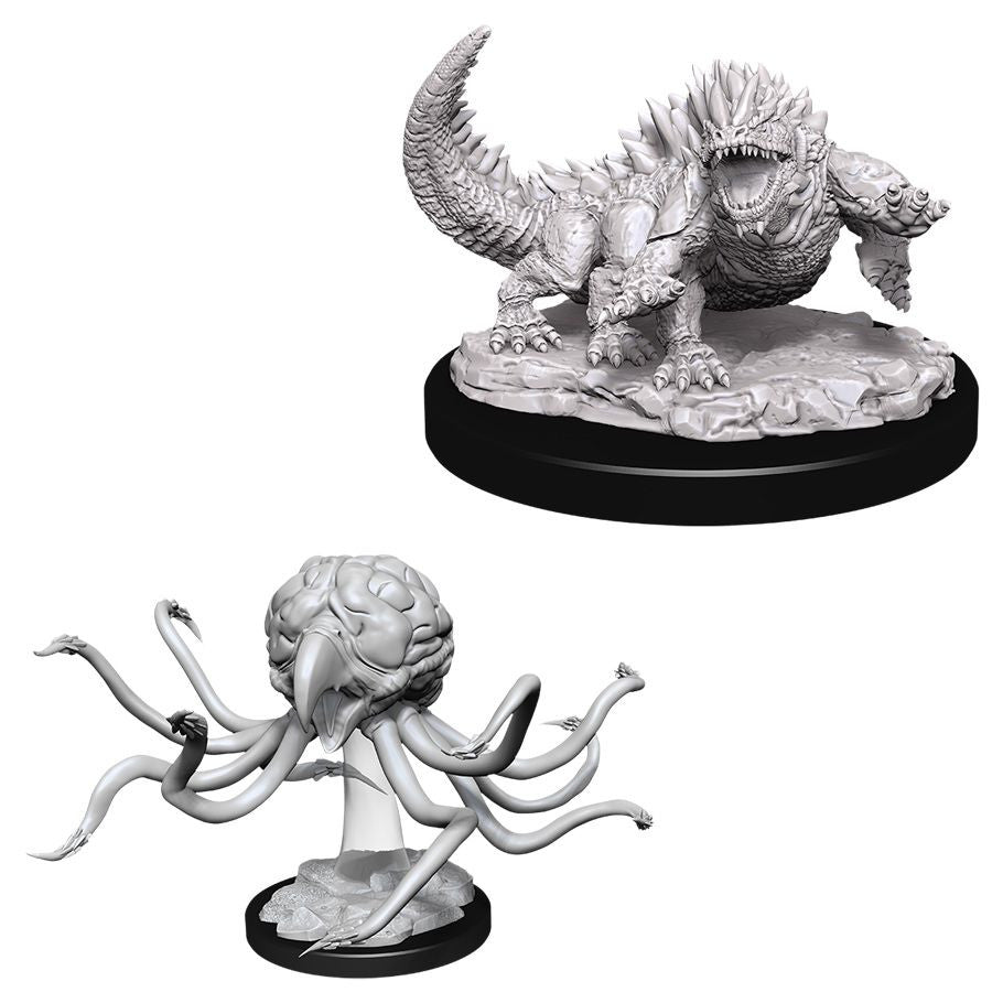 D&D: Nolzur's Marvelous Minis: Grell & Basilisk W11 (Unpainted)