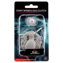 D&D: Nolzur's Marvelous Minis: Giant Spider & Egg Clutch W12 (Unpainted)