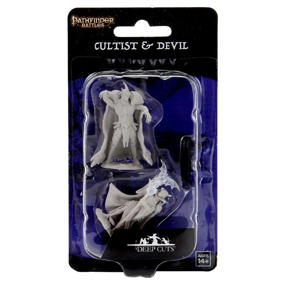 Pathfinder: Deep Cuts Minis: Cultist & Devil W12 (Unpainted)