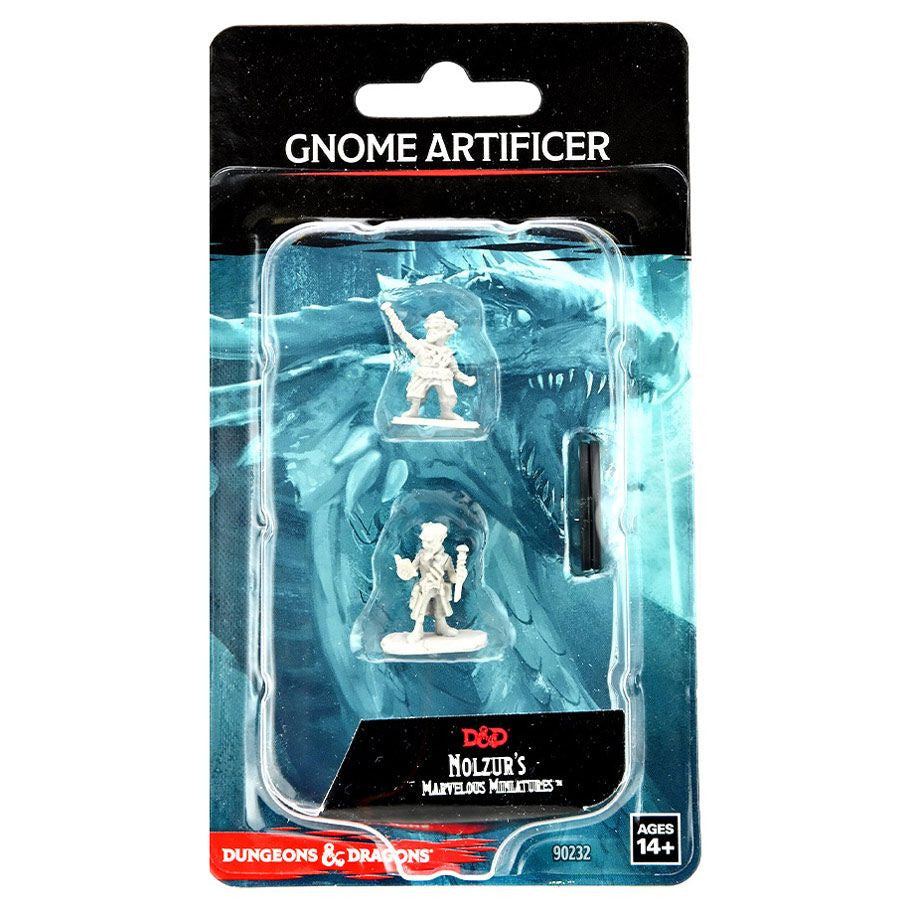 D&D: Nolzur's Marvelous Minis: Gnome Artificer Male Wave 14 (Unpainted)