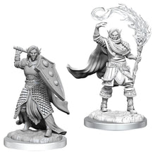 D&D: Nolzur's Marvelous Minis: Elf Cleric Male Wave 16 (Unpainted)