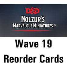 D&D: Nolzur's Marvelous Miniatures: Retail Reorder Cards Wave 19 - Cats In Hat Inc.