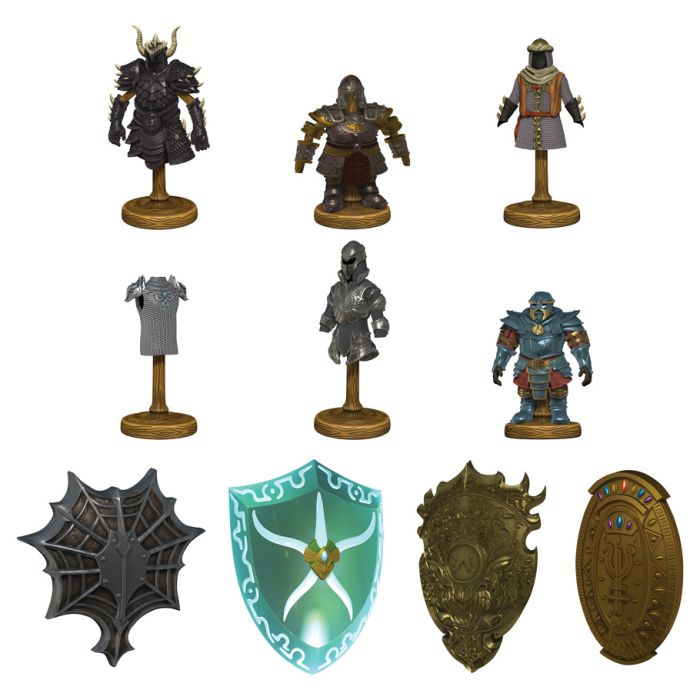 D&D: Icons Of The Realms: Magic Armor Tokens - Cats In Hat Inc.