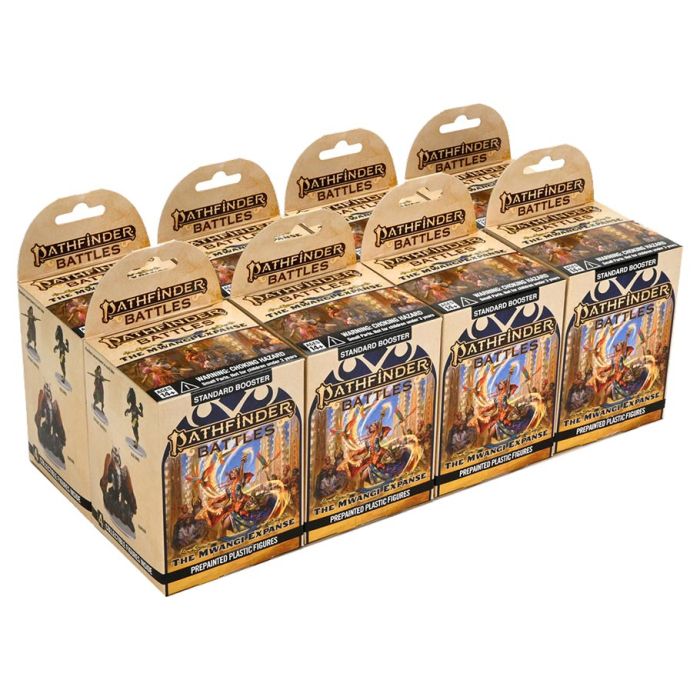 Pathfinder: Battles Miniatures: Set 21 The Mwangi Expanse: Booster Brick (8) - Cats In Hat Inc.