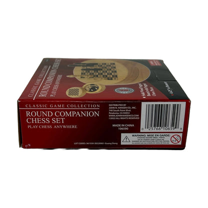 Chess: Round Companion Set