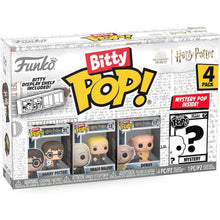 Funko! Bitty Pop! Movies! Harry Potter - Harry, Draco & Dobby Bitty Pop! 4-Pack - Cats In Hat Inc.