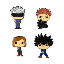 Funko Pop! Pin! Anime! Jujutsu Kaisen - Enamel Pin Set [4 Pack] - Cats In Hat Inc.